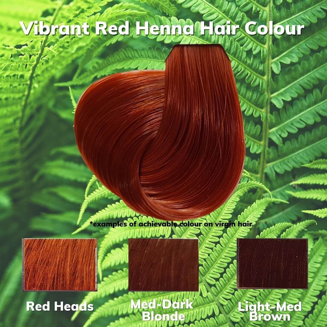 pulver tæppe raid Vibrant Red Henna Hair Colour - Gypsy Rose Australia